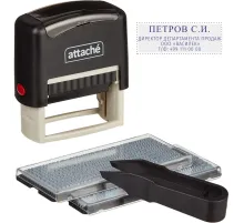 Штамп самонаборный Attache 1-4 стр. 48х18 8052