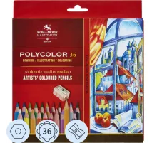 Карандаши цветные художественные POLYCOLOR 3835, 36цв, 3835036007KZ(Д)