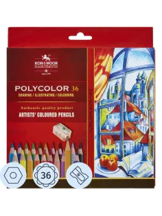 Карандаши цветные художественные POLYCOLOR 3835, 36цв, 3835036007KZ(Д)