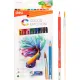 Карандаши акварельные Deli Color Emotion липа 12 цв/наб EC00700