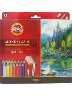 Карандаши акварельные MONDELUZ NATURE 3713 48цв/наб карт.уп 3713048001KZNV
