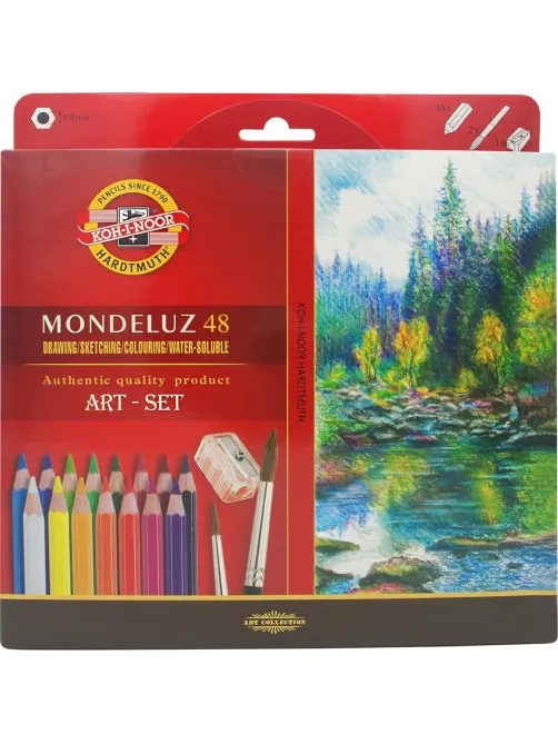 Карандаши акварельные MONDELUZ NATURE 3713 48цв/наб карт.уп 3713048001KZNV