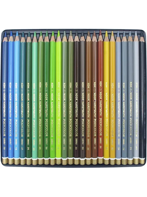 Карандаши цветные худож POLYCOLOR 3826 48цв/наб мет.кор. 3826048001PLRU