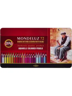 Карандаши акварельные цвет. KOH-I-NOOR MonduluzOldMan 72цв/наб 3727072001PL