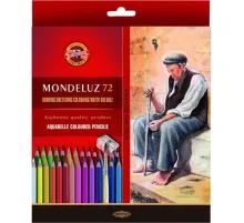 Карандаши акварельные MONDELUZ NATURE 3714 72цв/наб карт.уп 3714072001KZNV