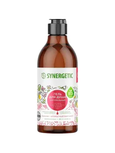 Гель для душа SYNERGETIC Пачули и ароматный бергамот, 380мл