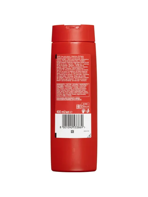 Гель для душа + шампунь 2в1 OLD SPICE Bearglove 400мл