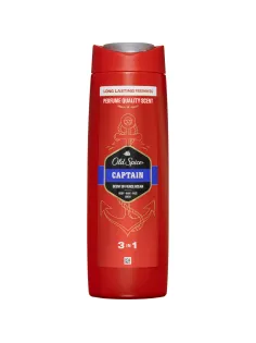 Гель для душа OLD SPICE +шампунь 3в1 Captain 400мл