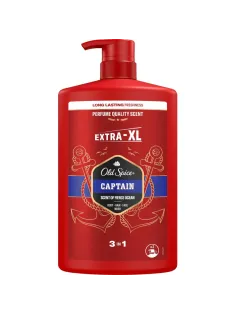 Гель для душа  + шампунь 3в1 OLD SPICE Captain мужской 1л