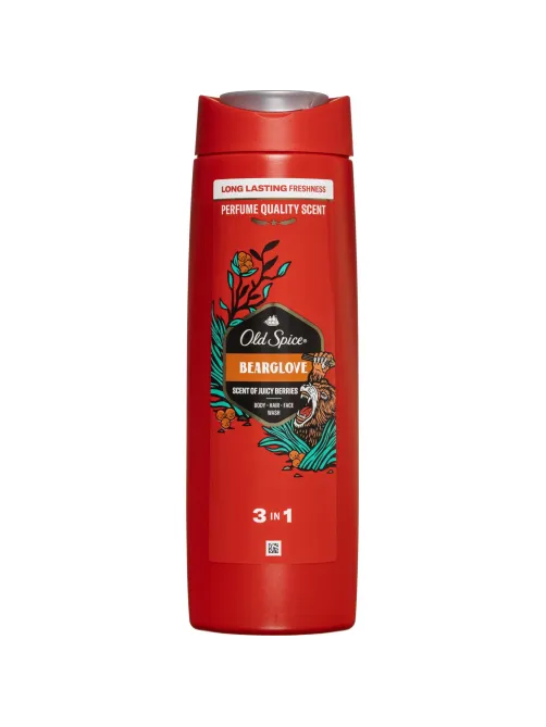 Гель для душа + шампунь 2в1 OLD SPICE Bearglove 400мл