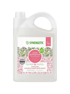 Гель для душа SYNERGETIC Пачули и ароматный бергамот 3,5 л