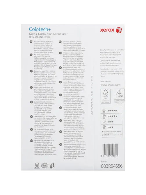 Бумага для цв.лазер.печ. Xerox Colotech + ( A4, 160 г/кв.м, 250)
