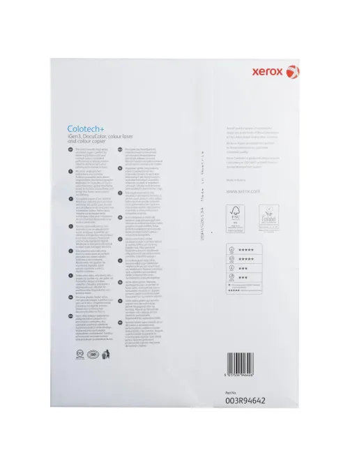 Бумага для цв.лазер.печ. Xerox Colotech + ( A3, 90 г/кв.м, 500)