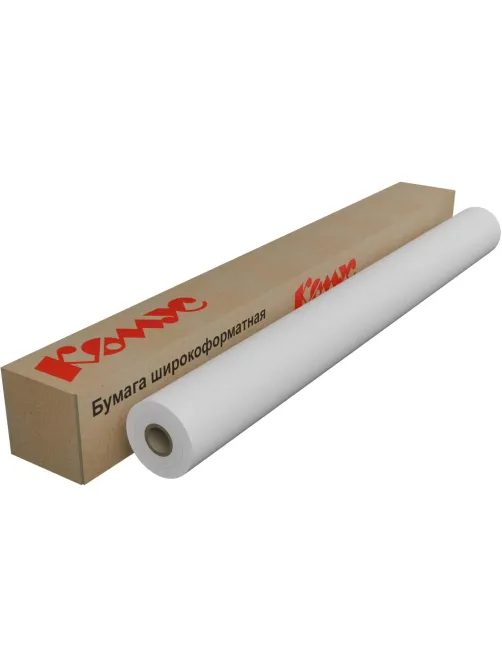 Бумага широкоформатная InkJet 80г 610ммх45,7м 50,8мм 163%CIE