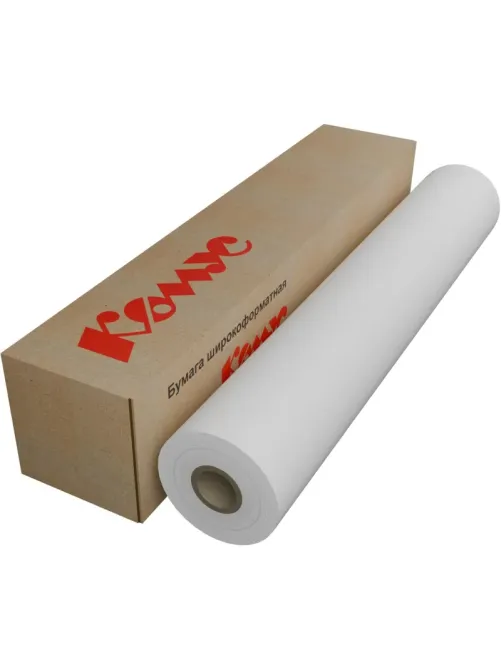 Бумага широкоформатная InkJet 80г 841ммх100м 50,8мм