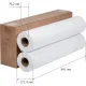 Бумага широкоформатная 80г 841x175 76.2мм [2рулона