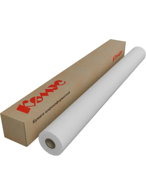 Бумага широкоформатная InkJet 80г 914ммх50м 50,8мм