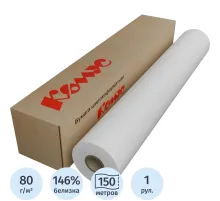 Бумага широкоформатная Комус 80г 914мм x150м 76.2мм