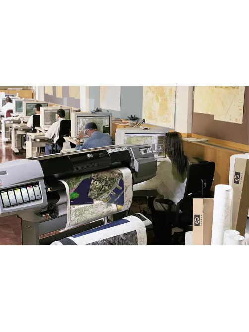 Бумага широкоформатная HP Bright White InkJet  90г 610ммх45.7м 50,8ммC6035A