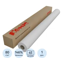 Бумага широкоформатная InkJet 80г 914ммх45м 50,8мм