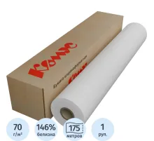 Бумага широкоформатная InkJet 70г 841ммх175 76мм