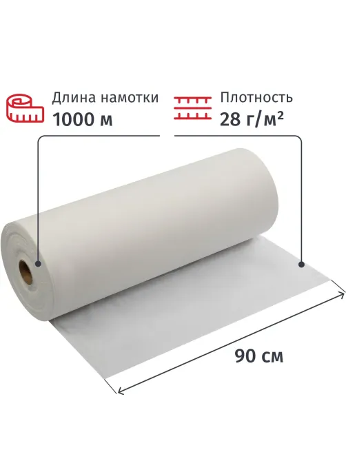 Марля отбеленная 90см/28гр 1000м