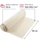 Полотно техническое Байка суровая без ворса 380г/м2, 98см+-2/50м