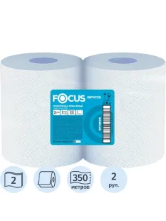 Бумага протирочная FocusJumbo 2сл 350м 33х35см 2рул/уп_5079732/50202789 МСК