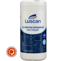 Салфетки д/экранов Luscan, туба, 100 шт, 130х170