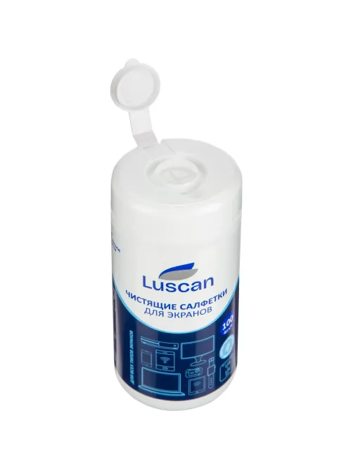Салфетки д/экранов Luscan, туба, 100шт/уп 112х170 МБЛ