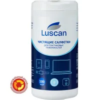 Салфетки д/поверхн Luscan, туба, 100шт/уп 135х165 МБЛ