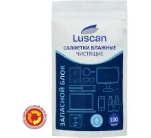 Салфетки д/экранов Luscan, з/блок, 100 шт, 130х170