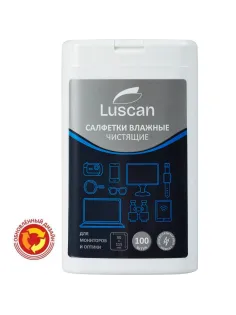 Салфетки д/экранов Luscan, малая туба, 100 шт, 90х115