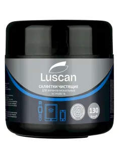 Салфетки д/экранов моб/устр Luscan, туба, пов/пл, 130 шт, 55х105