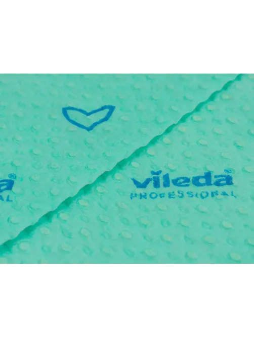 Салфетки хозяйственные Vileda Professional Бризи 36х35 зелен 25шт/уп 161619