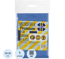 Салфетка хозяйственная MEULE PREMIUM из микрофибры(30Х30) д/стекол,зеркал