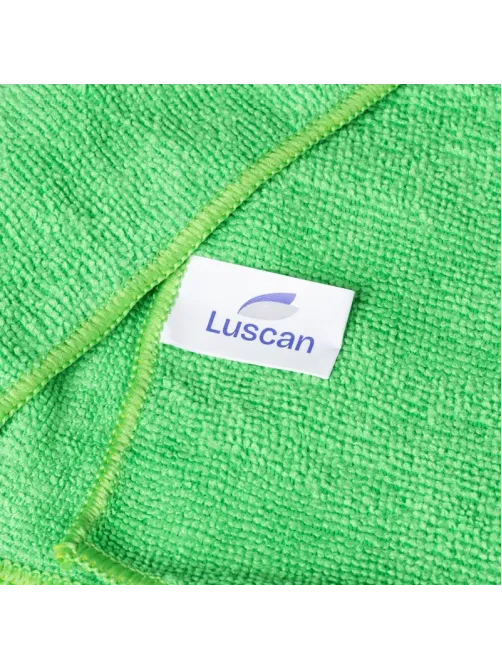 Салфетки хозяйственные Luscan из микрофибры универс 220г/м2 40х40см 4шт/уп