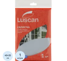 Салфетка хозяйственная Luscan искусст замша 250г/м2 40х35см