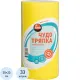 Салфетки хозяйственные ЧУДО ТРЯПКА вискоза 120г/м2, 25х23см, 33л/рул