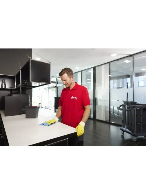 Салфетки хозяйственные Vileda Professional МикронКвик40х38син.5шт/уп_170635