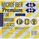 Салфетка хозяйственная MEULE PREMIUM из микрофибры(30Х30) д/стекол,зеркал
