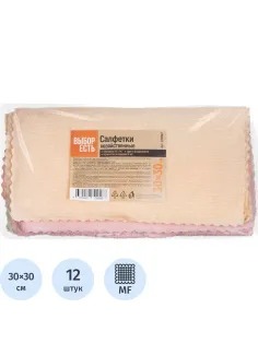 Салфетки хозяйственные Выбор Есть из микрофибры 30х30см, 170г/м2, 12шт/уп