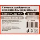 Салфетка хозяйственная из микрофибры универс 200г/м2 30х30см красн