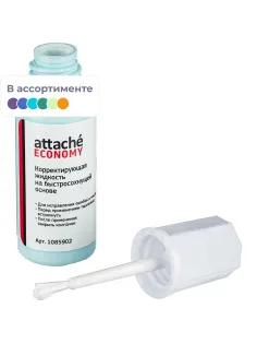 Корректирующая жидкость 12г быстросохнущая основа кисточка