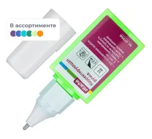 Корректирующий карандаш 12 мл Attache с пластиковым наконечником цвет ассор