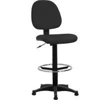 Кресло кассира UN_Regal gtsN3 ring base, вы с.база,ткань черная С-11x