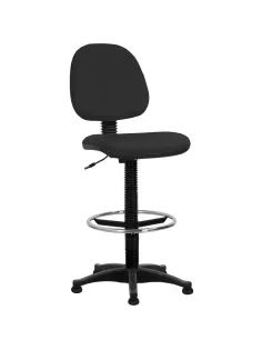 Кресло кассира UN_Regal gtsN3 ring base, вы с.база,ткань черная С-11x