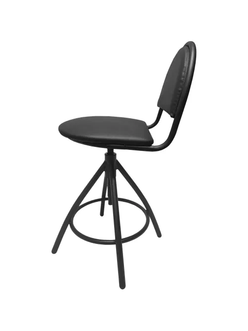 Стул лабораторный КО_EChair 232 PU РС01.00.61Т1 (РС 61Т1/61) к/з чер, винт