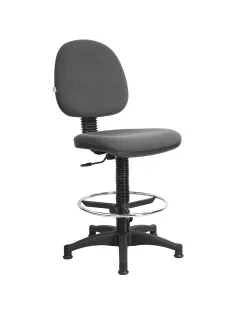 Кресло кассира UN_Regal gtsN3 Ring Base высокая база / ткань серая c38.x