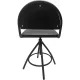 Стул лабораторный КО_EChair 232 PU РС01.00.61Т1 (РС 61Т1/61) к/з чер, винт